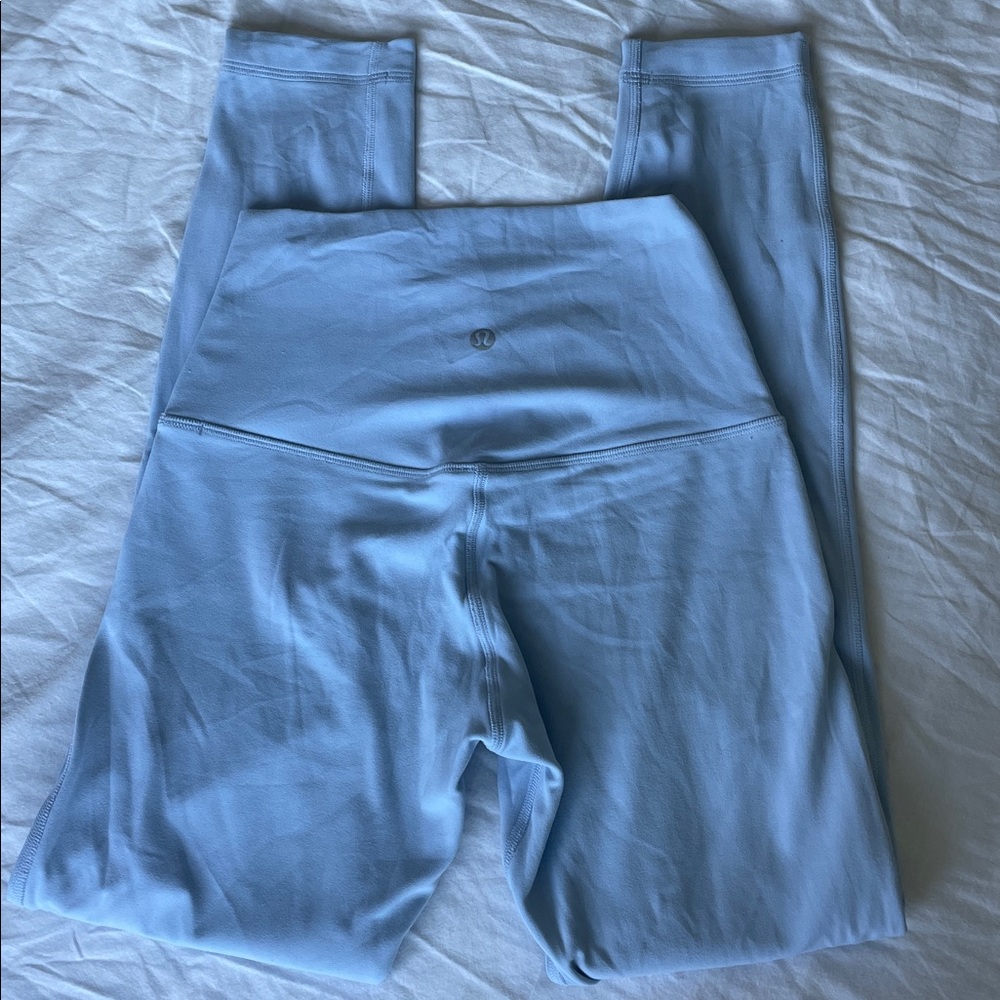 Baby Blue Lululemon align leggings size 4 inseam 25